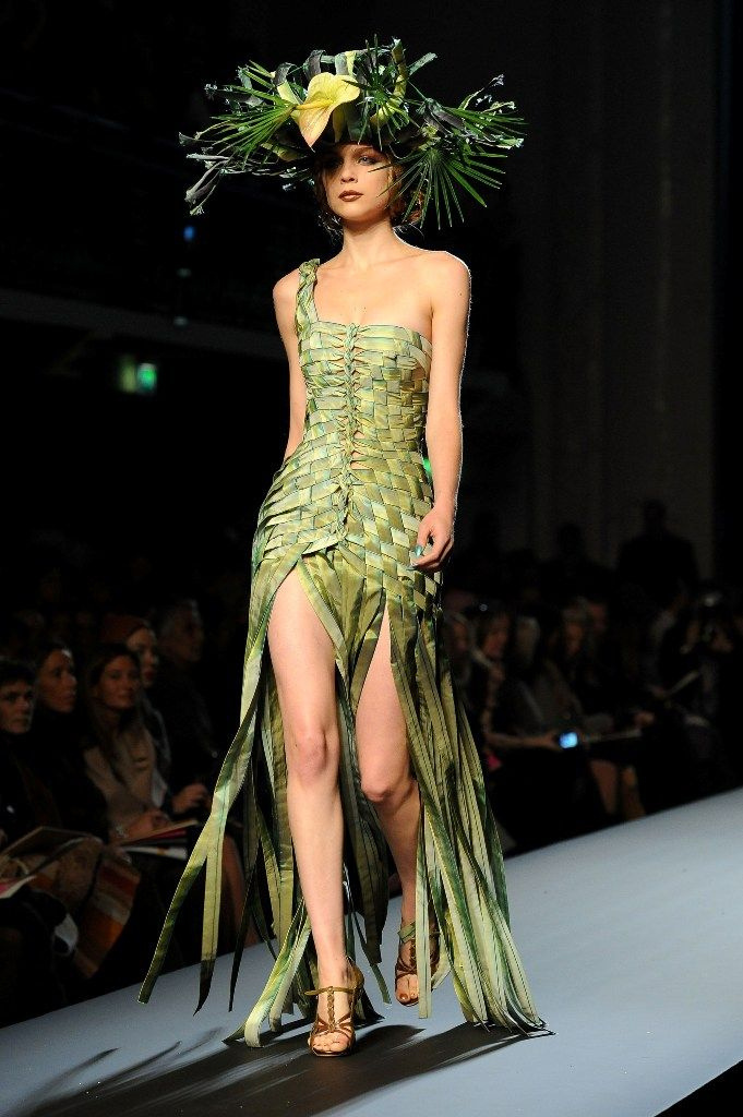 Botanical runway look used in the project direction